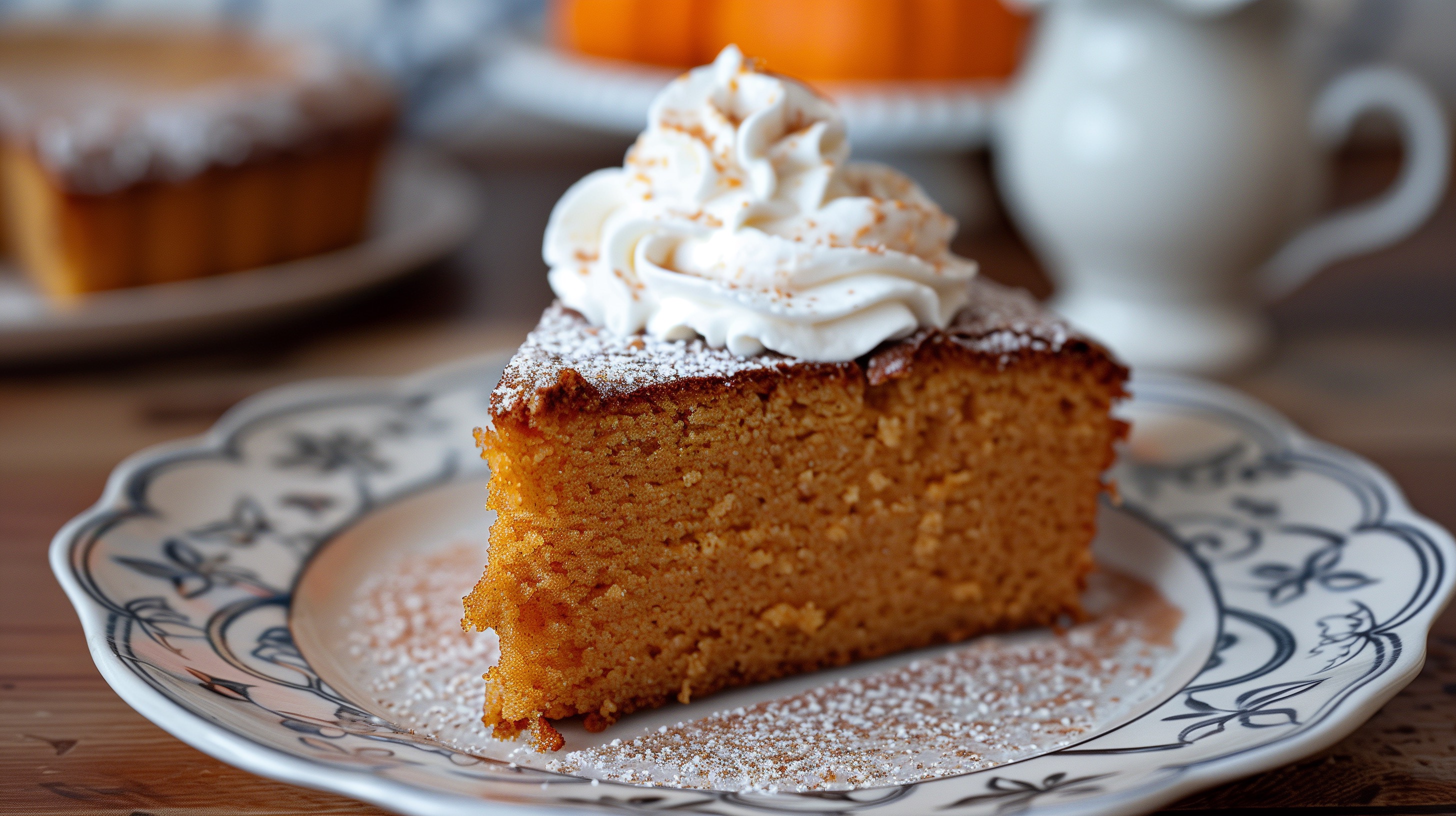 Pumpkin Olive Oil Snacking Cake with Whipped Salted Buttercream